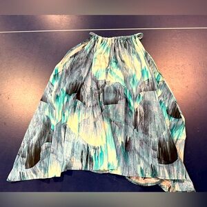 Julian Chang Watercolors Flowy Swing Top